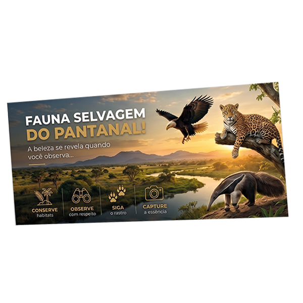 Cartão Postal 36x10cm