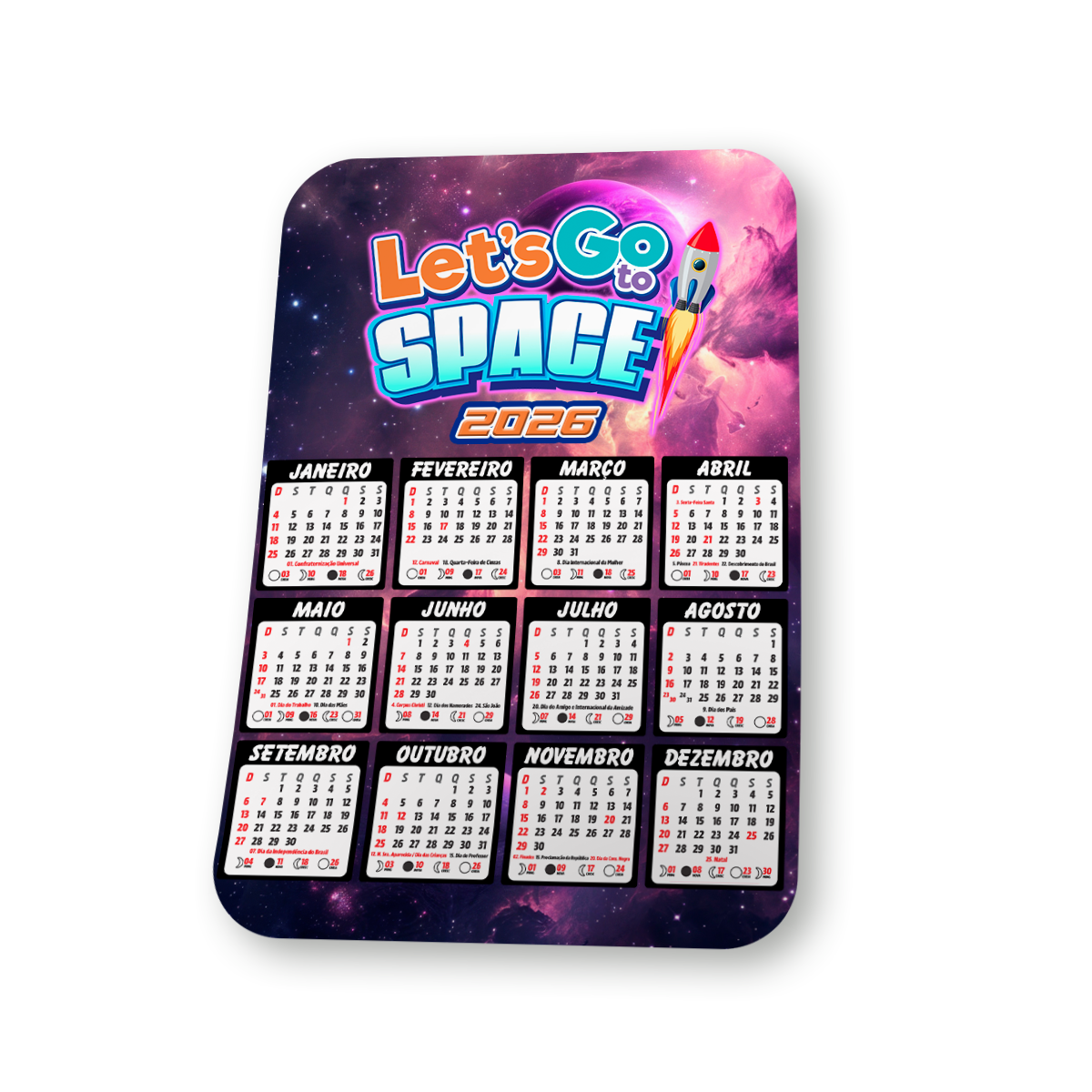 Calendário de Bolso