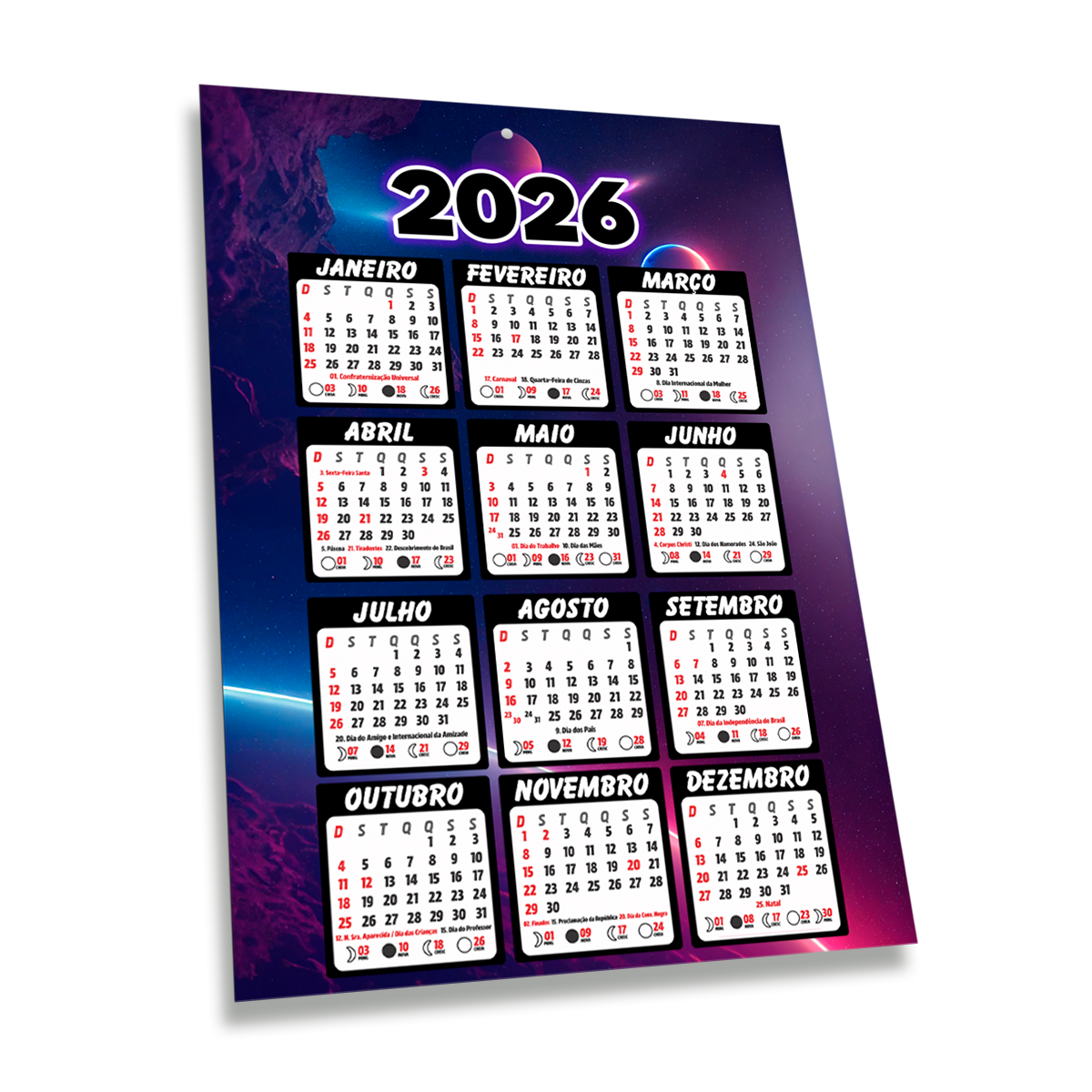 Calendário de Parede