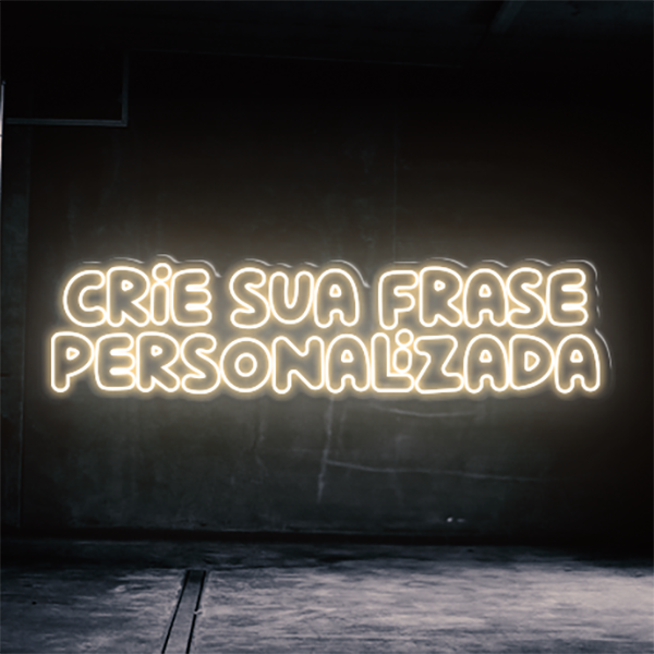 Crie sua Frase em Led Neon