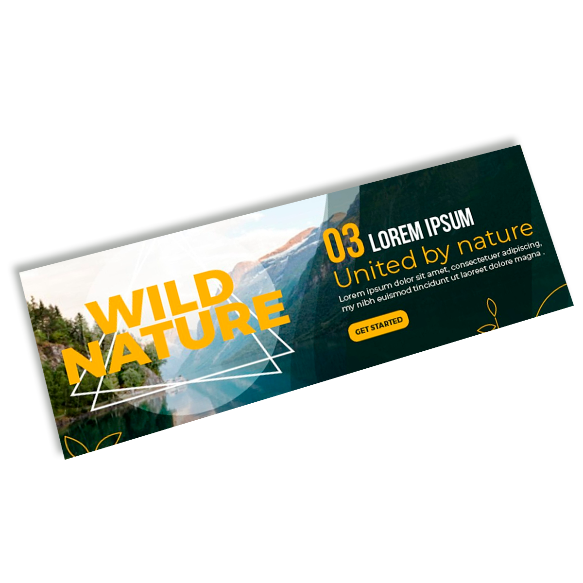 Flyer 10x28cm