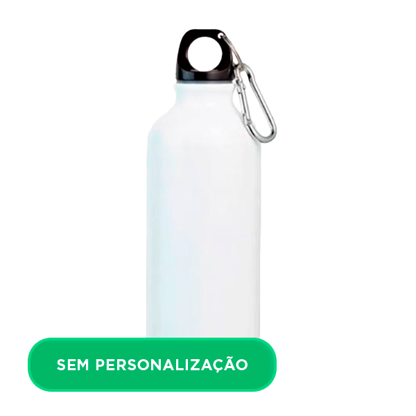 Garrafa Squeeze Alumínio com Mosquetão