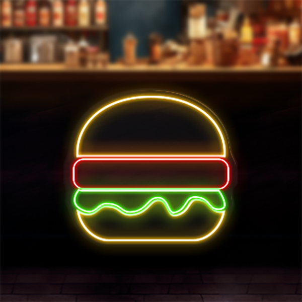 Led Neon Hambúrguer