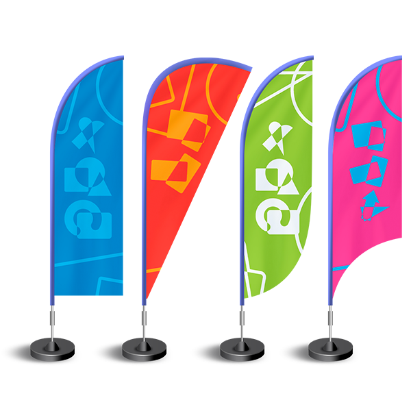 Wind Banner Completo para Piso