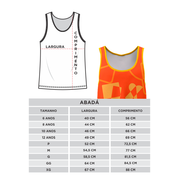 Abadá em Dryfit A partir de 101 unidades